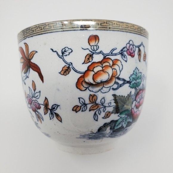 Antique 1869 Till & Sons English Staffordshire Shanghai Pattern Cup Lustre Ware - Picture 4 of 5
